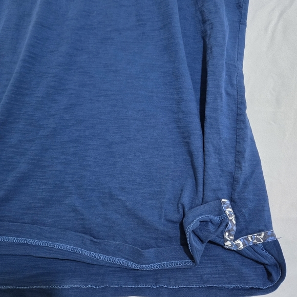 Tommy Bahama Blue 💯 Cotton Men's Large T-Shirt - Picture 5 of 9